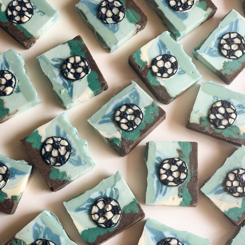 The Sass Bar Football Slice Soap